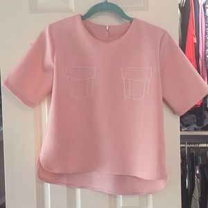 Pink 1/2 sleeve top